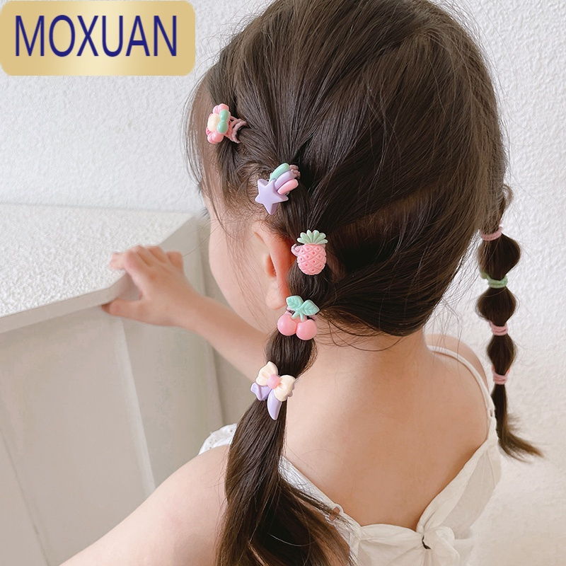 MOXUAN宝宝发圈可爱儿童皮筋不伤发弹性好橡皮筋女童发饰幼儿园扎头头绳