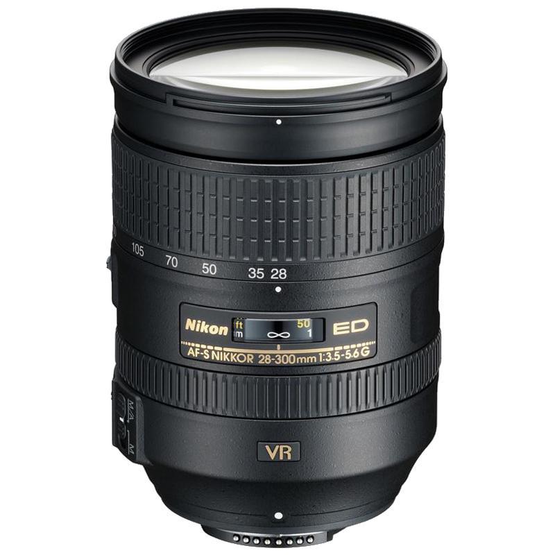 尼康(Nikon) AF-S 28-300mm f/3.5-5.6G ED VR 尼康卡口 77mm口径 广角变焦镜头