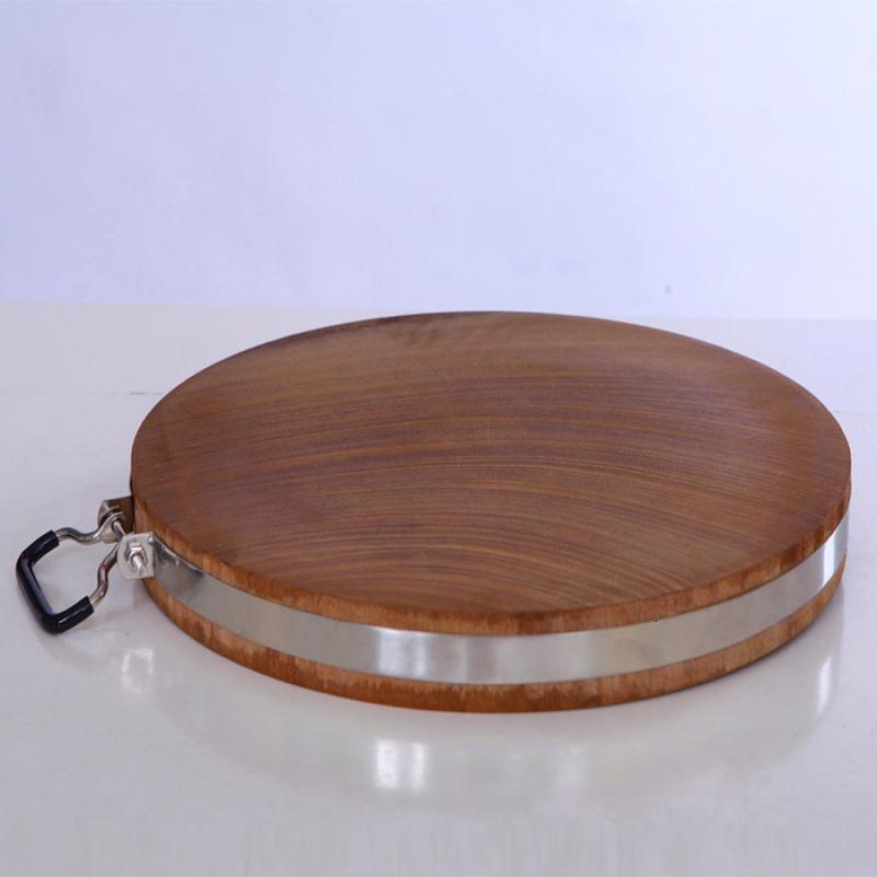 红铁木砧板实木铁木菜板红铁木盾刀木实木菜板无胶无漆圆形砧板切菜板