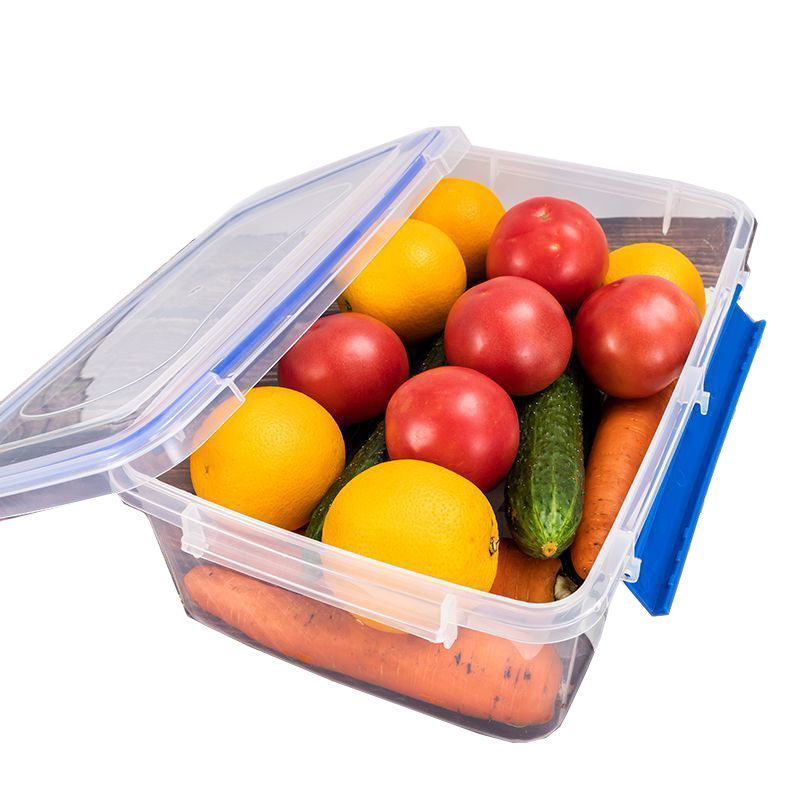 橙亿鸿 带盖密封冰箱保鲜盒 收纳盒 16L 42.5*30*15cm/个高清大图