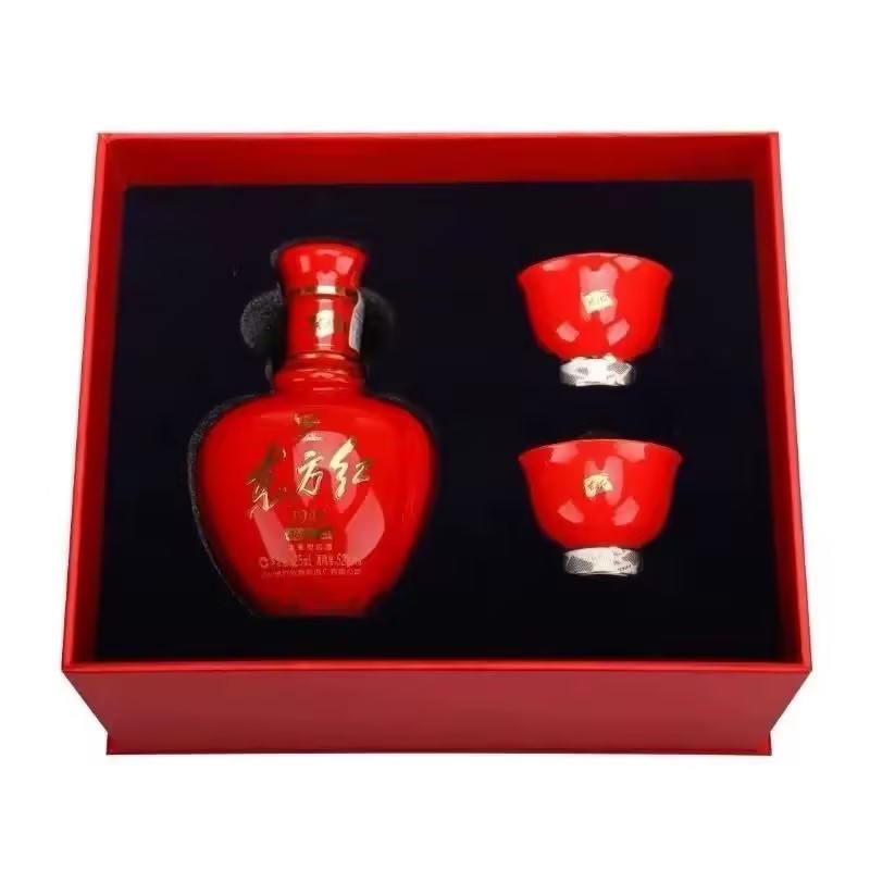 剑南春东方红1949小酒 52度125ml*1瓶礼盒 品鉴浓香型白酒高清大图