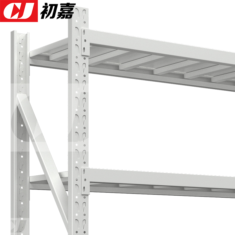 初嘉(CJ)仓储货架库房置物架中型货架灰白色主架2000*600*2000mm/200kg高清大图