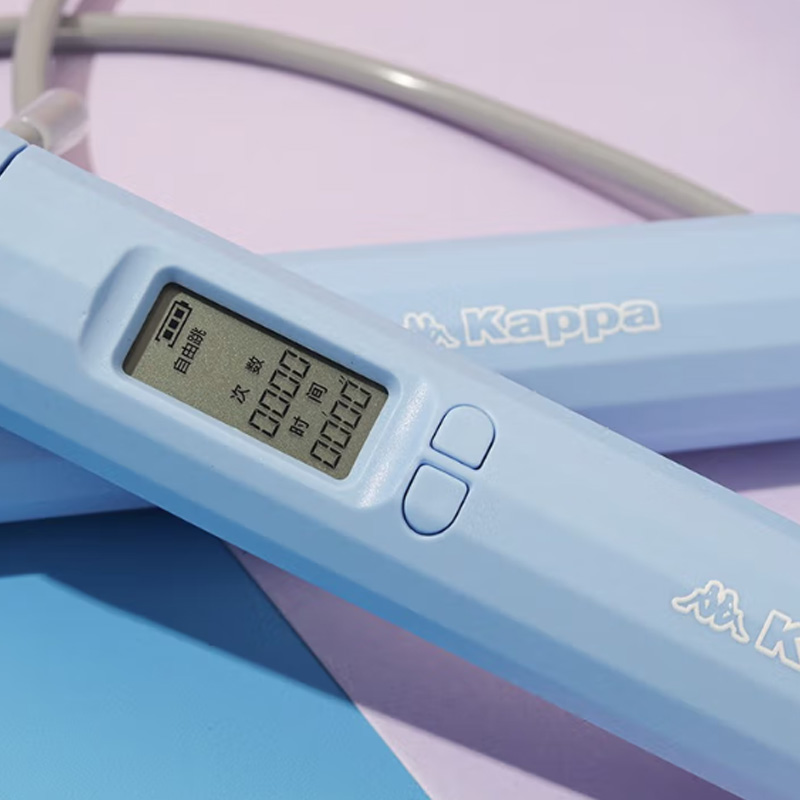 Kappa燃脂计数跳绳K0CY8GT01L手柄26*150mm高清大图