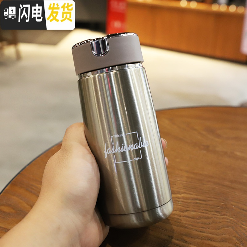 三维工匠韩版超小迷你不锈钢保温杯便携男女户外暖热瓶