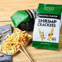 亨利摩根原味虾片75g 膨化虾片休闲零食 办公室零食