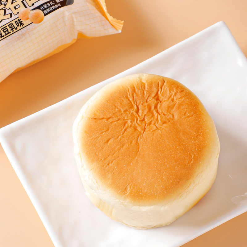 [买一箱送一箱]满格优品 麦谷面包咸豆乳味早餐蛋糕零食品夜宵小吃400g/箱*1箱下午茶点