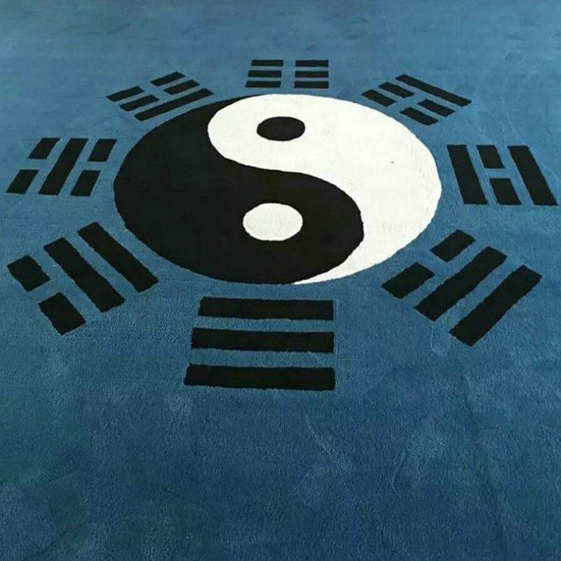 美帮汇道教先天后天阳太图五行七星八卦地毯佛教寺庙修行打坐地毯