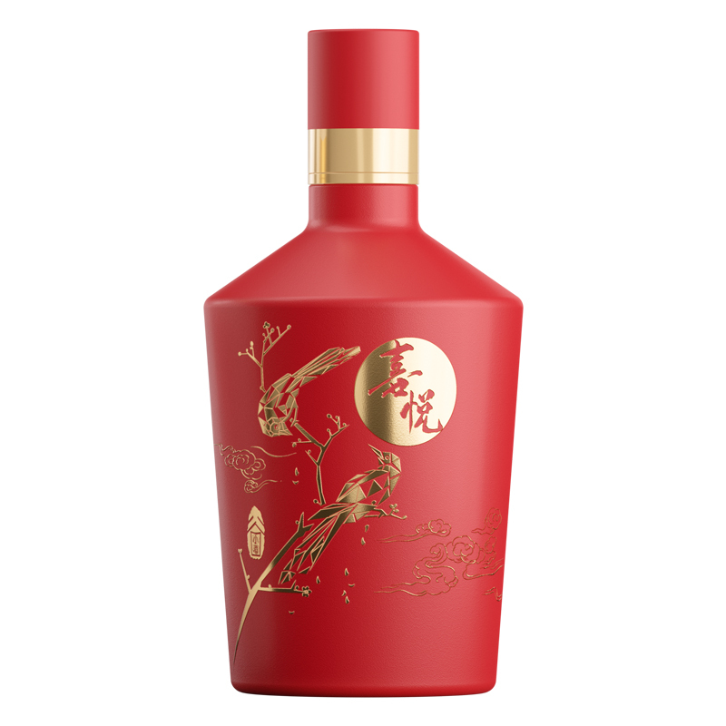 谷小酒 喜悦2000 52度 500ml 礼盒装 浓香型白酒 婚宴送礼