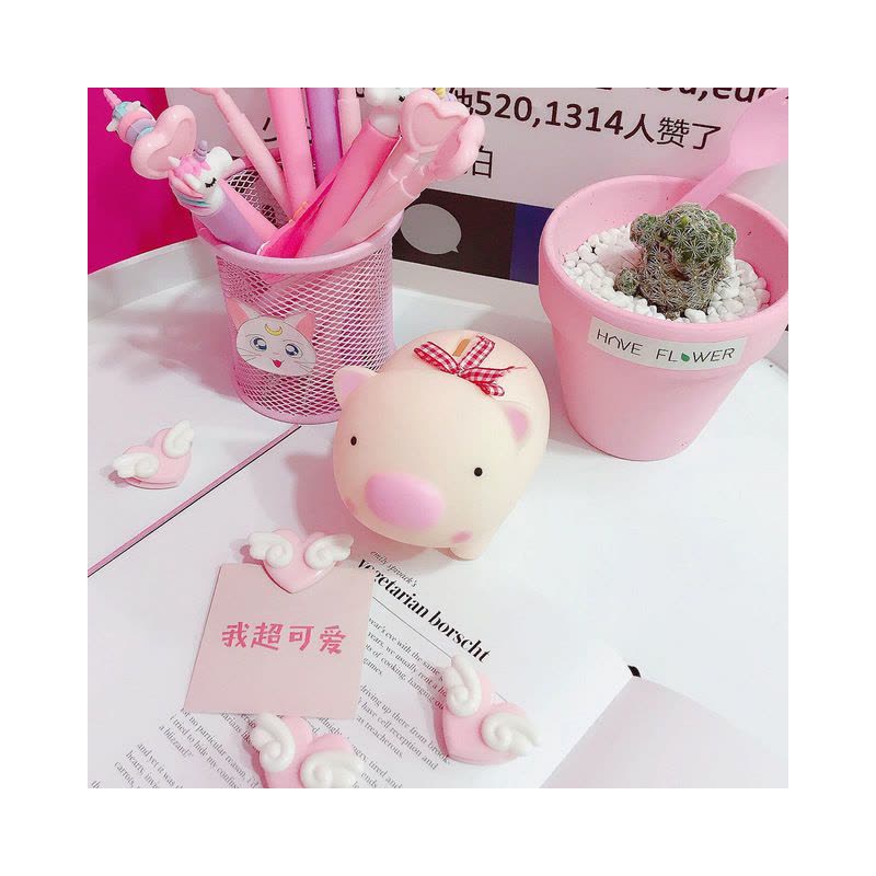 小猪可爱萌儿童存钱罐少女心储蓄罐创意生日礼物礼品礼品M0|存钱罐（猪）图片