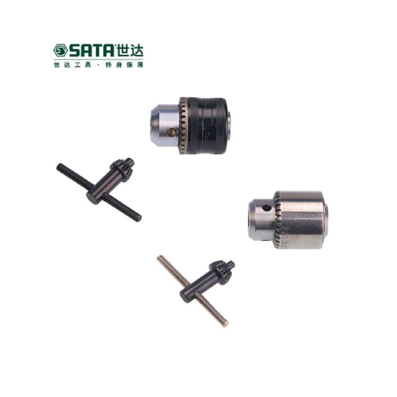 世达（SATA） 53111 1-10MM,带扳手夹头,3/8’’尾孔（含KG扳手）单套装-（套）