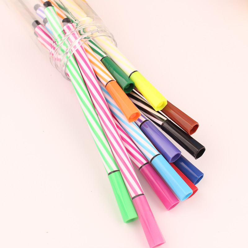 拓栢 路外宣传水彩笔18色 BW-18M 支高清大图