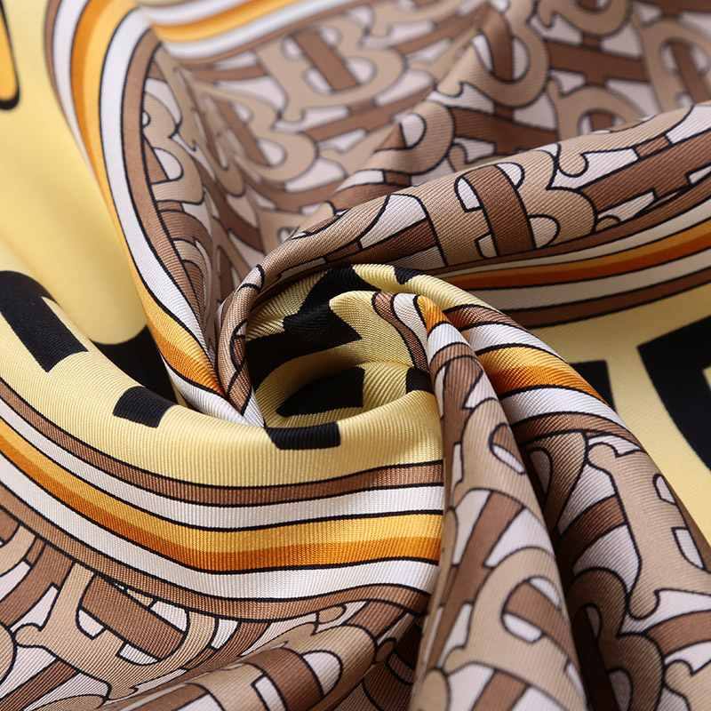 博柏利巴宝莉burberry男女通用款桑蚕丝方巾丝巾围巾80417601