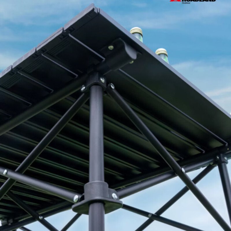 洛得兰德 LD-JZ501 折叠蛋卷桌碳钢蛋卷桌露营桌子野餐桌椅便携式露营高清大图