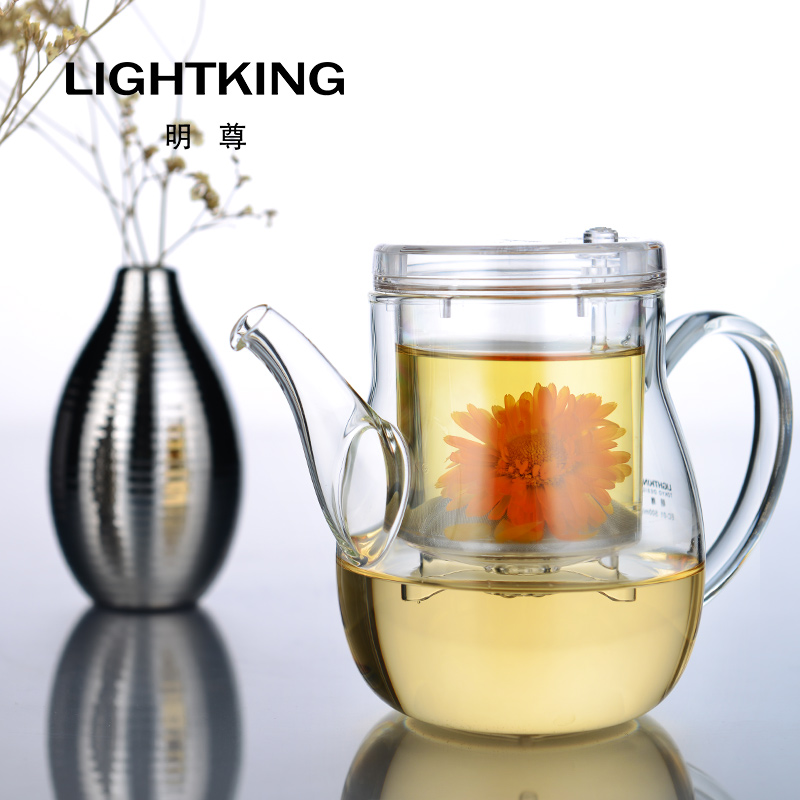 KAMJOVE/金灶 明尊 EC系列 飘逸杯 茶道杯 耐热玻璃茶具 家用冲茶器 过滤泡茶壶 花茶壶 玻璃茶壶 茶道