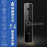 挺固甲级防盗门 五合一智能锁 C级防盗 通风门 门中门 安全门 进户门 智能门 地中海指纹锁防盗门