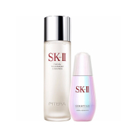 SK-II女士面部护肤套装礼盒调理肤质轻盈滋养(神仙水230ml+小灯泡50ml)