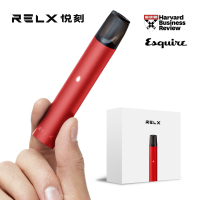 RELX 悦刻电子烟套装正品新款小烟充电蒸汽烟大烟雾悦客电子烟水果薄荷味烟嘴便携式换弹电子烟 实力红套装【实力红】