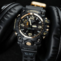 卡西欧(Casio) 正品泥王卡西欧手表男士g-shock太阳能三重感应电波石英表 男 GG-1000