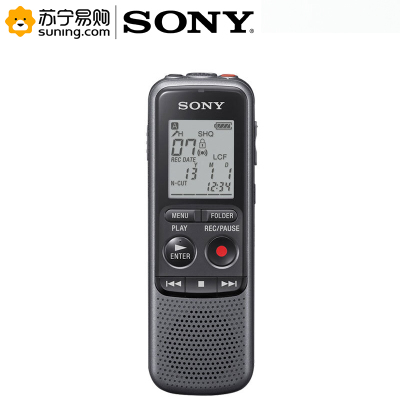 索尼(SONY) 录音笔 PX240(4G) 智能降噪 黑色
