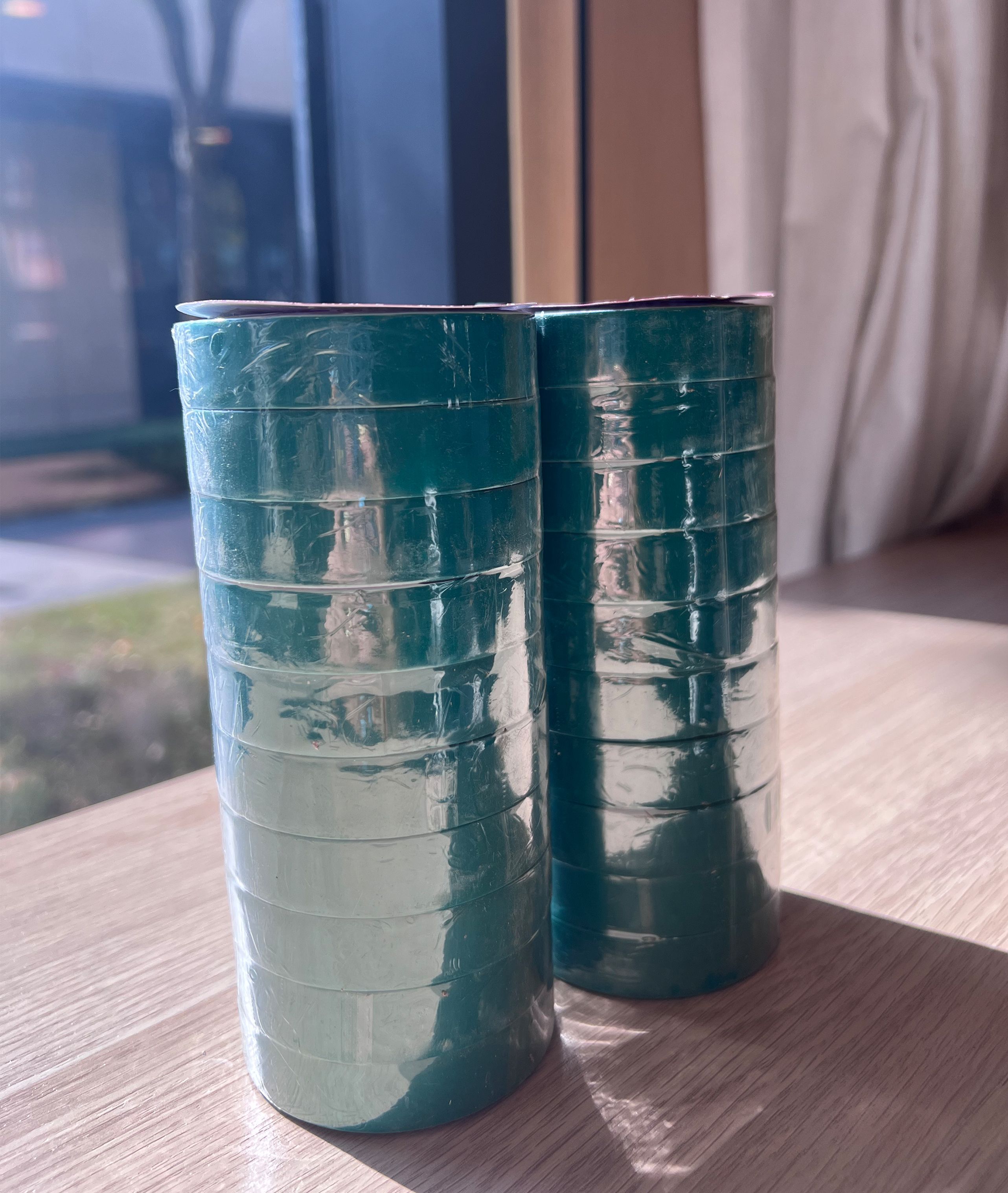 巧思唯 绝缘胶带 16mm*25m 10卷 绿色 筒高清大图