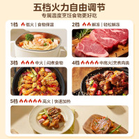 美的(Midea)家用微波炉复古旋钮微波炉360°转盘式加热20升PM2004白色