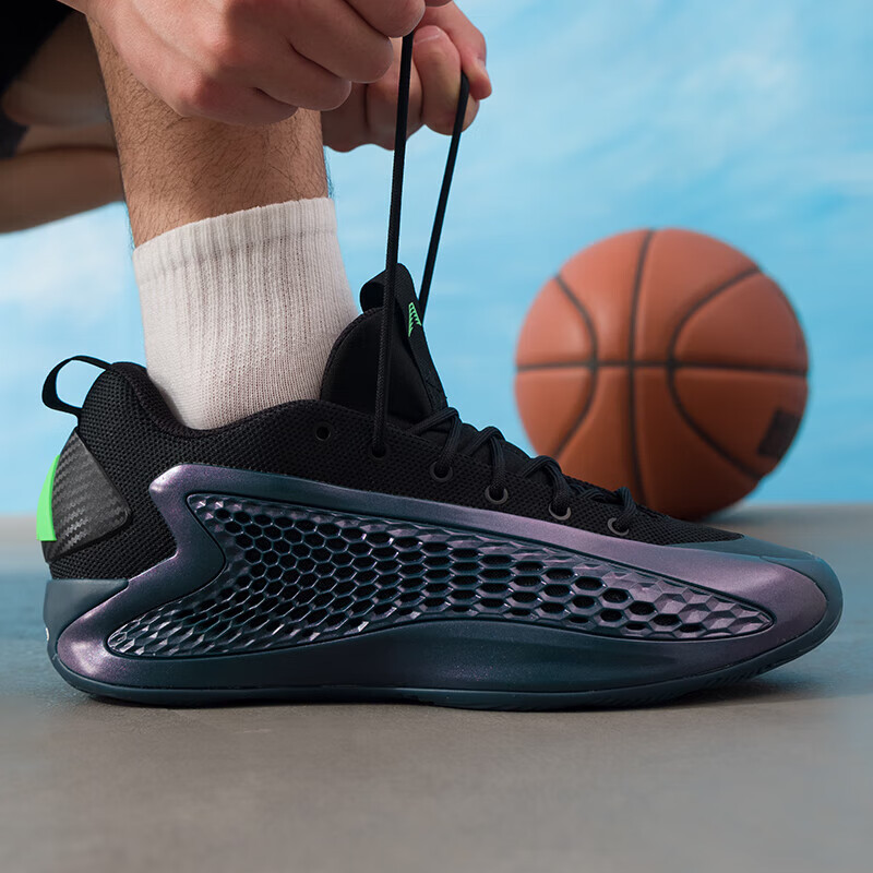 阿迪达斯（adidas）男鞋新款运动鞋ANTHONY EDWARDS 1缓震耐磨篮球鞋JQ6135 ZP高清大图