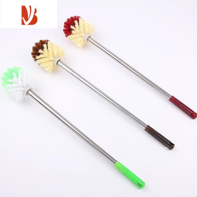 三维工匠加粗杆长柄马桶刷套装浴室洗厕所刷卫生间不锈钢清洁刷洁厕刷