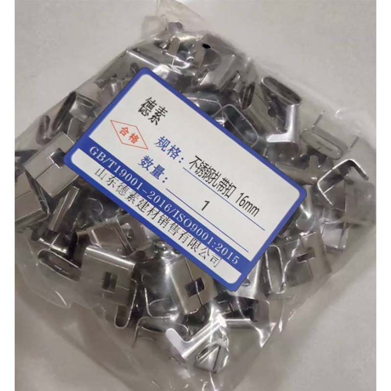 德素 L型不锈钢扎带扣 16mm/个高清大图