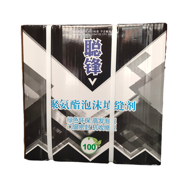 聪锋 聚氨酯发泡胶填缝剂 15瓶/箱 高硬度 抗收缩 干的快 泡孔细