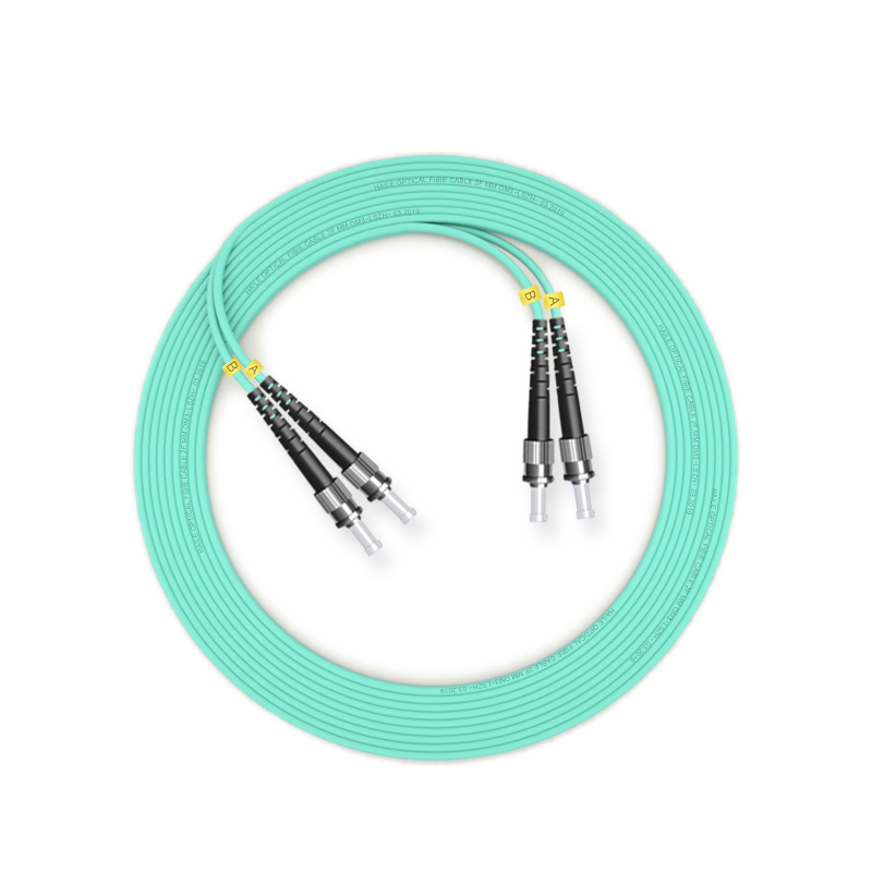 千天(QANTOP)光纤跳线 电信级光纤熔接收发器尾纤 光端机适用 ST-ST多模双芯OM3- QT-GXTX326