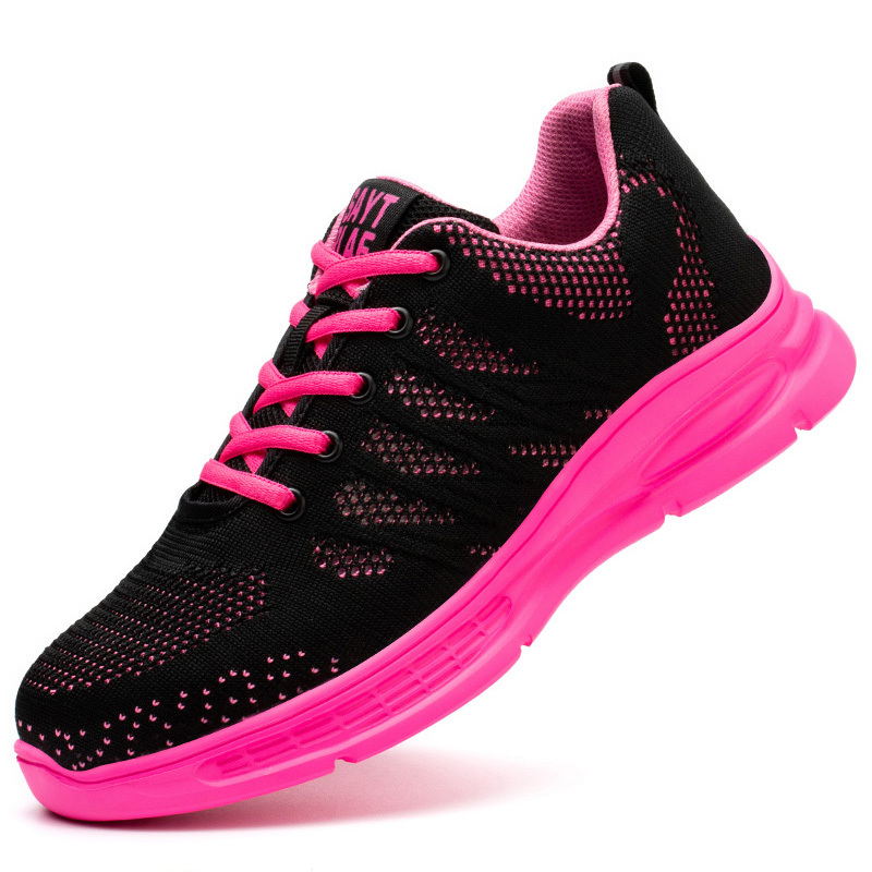 劳保鞋女夏季透气钢头防砸防刺穿轻便防臭安全鞋四季软底老保工作鞋