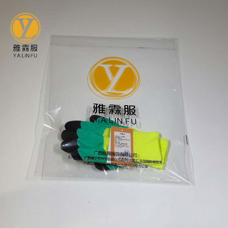 雅霖服 乳胶发泡双层劳保手套YLF1235 双高清大图