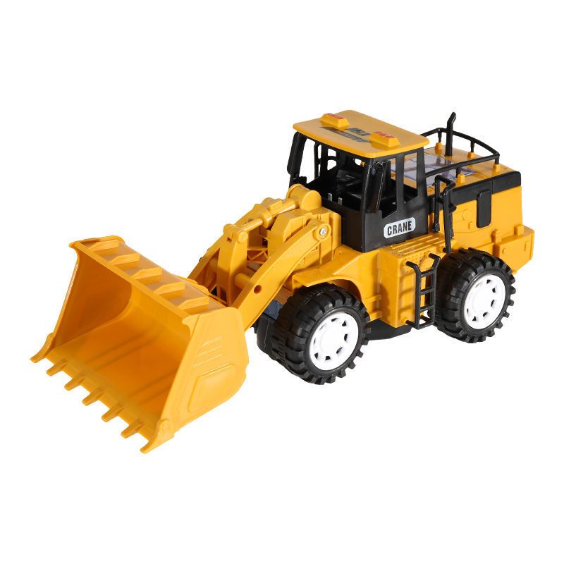 电动万向工程车警车挖掘机搅拌车推土车跑车灯光音乐儿童玩具车