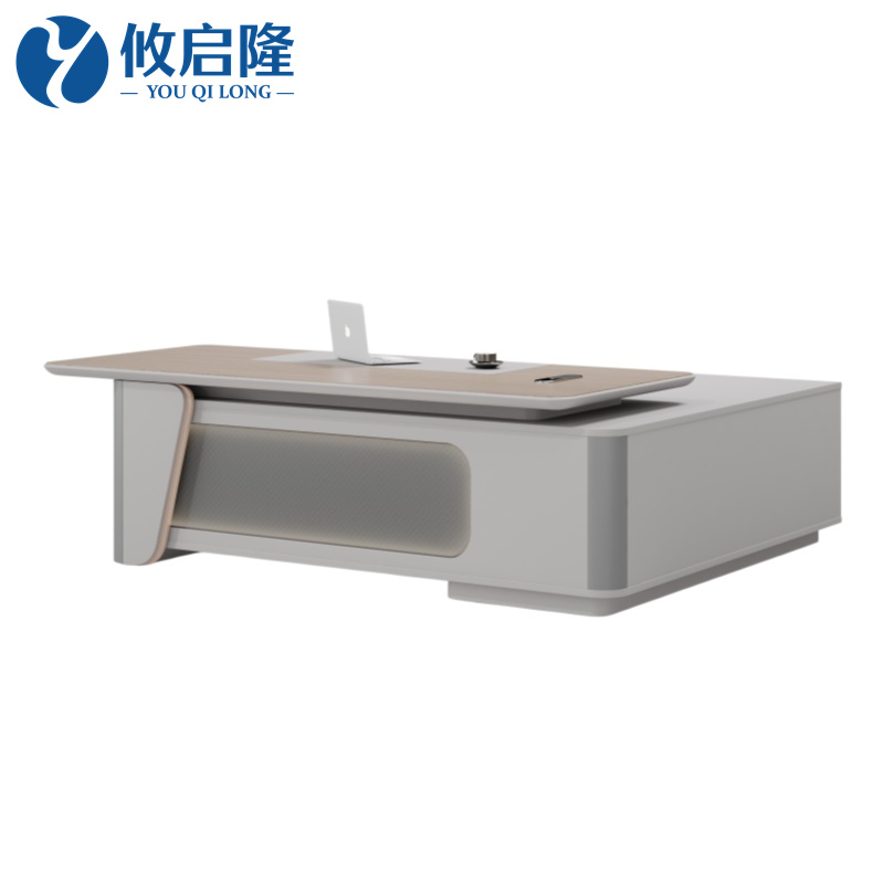 攸启隆办公桌老板桌高清大图