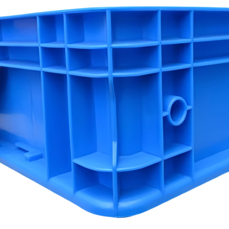 义尊 蓝色周转箱 六格 个高清大图
