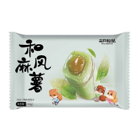 三只松鼠和风麻薯爆浆休闲零食糕点抹茶味麻薯150g*1袋