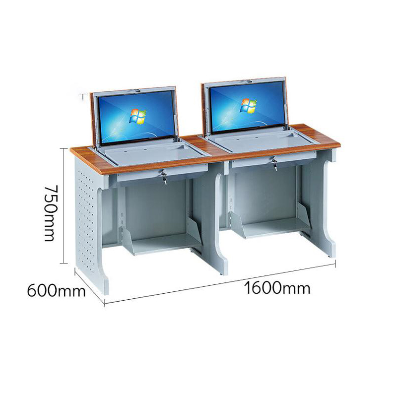豫众诺 双人电脑桌 1600*600*750mm 张高清大图