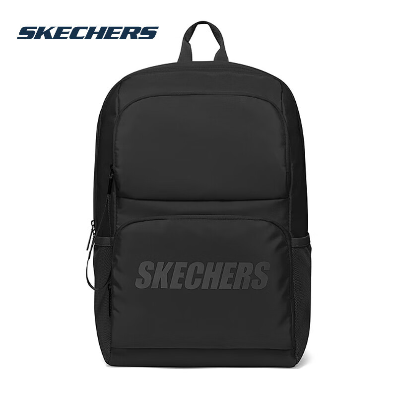 斯凯奇(Skechers)双肩包时尚情侣潮流双肩包大容量运动背包学生书包 L320U196-0018