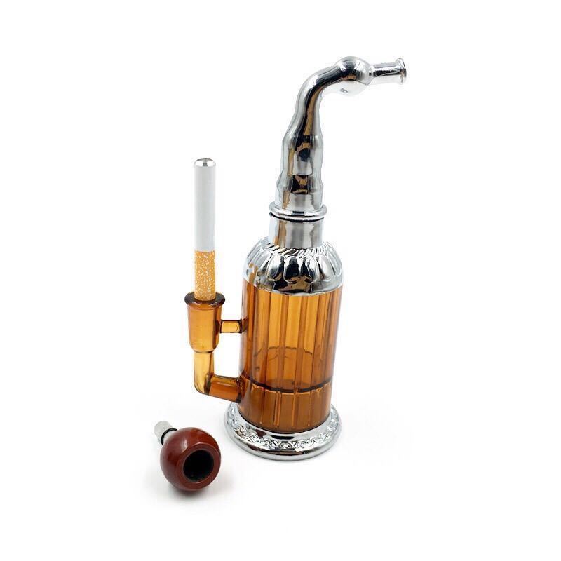 烟斗两用水烟壶水烟斗过滤烟嘴烟具配件水烟壶烧锅全套配件218迷你单