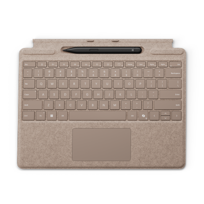 微软 Surface Pro特制版专业键盘带超薄触控笔2 沙漫金