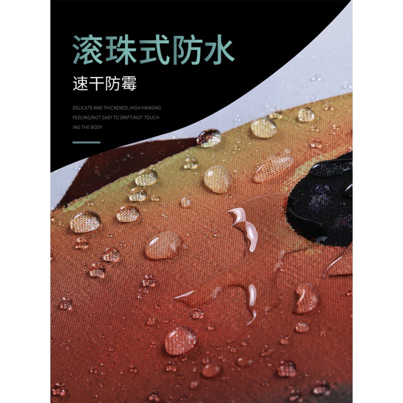 浴室浴帘隔断帘防水布帘卫生间淋浴套装洗澡间挂帘帘窗帘免打孔三维工匠高清大图