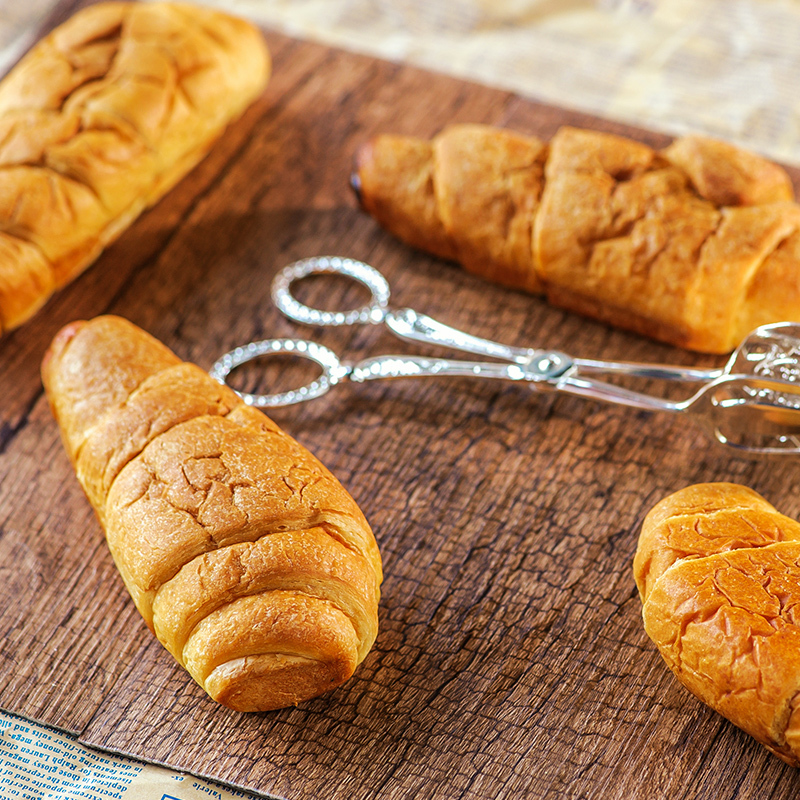 5联包75g包宾堡bimbo多菲角手撕面包牛角包营养早餐夹心蛋糕点心零食