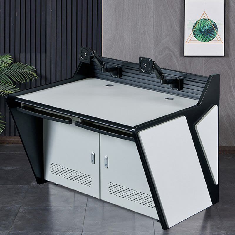 创世人 办公监控操作台指挥中心调度台操作台双联1.26m图片