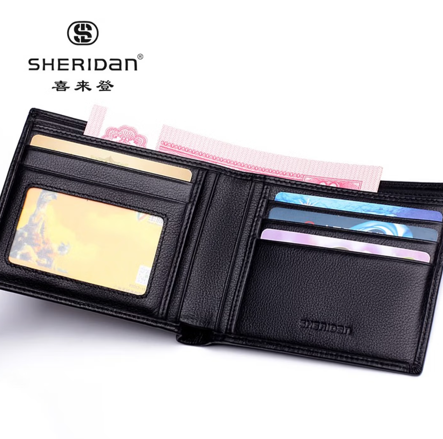 喜来登 精选头层牛皮,柔软耐磨;分格设计更实用方便。高清大图