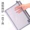 奈多美半透明A4B5收纳袋学生双层拉链袋大容量档案资料书本试卷袋 焦糖棕B6+(19X11CM)
