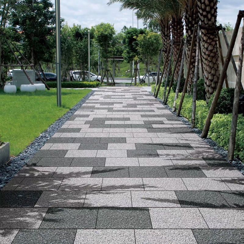 庭院地砖300x600生态地铺石瓷砖车库通体防滑户外广场砖地板砖 芝麻白