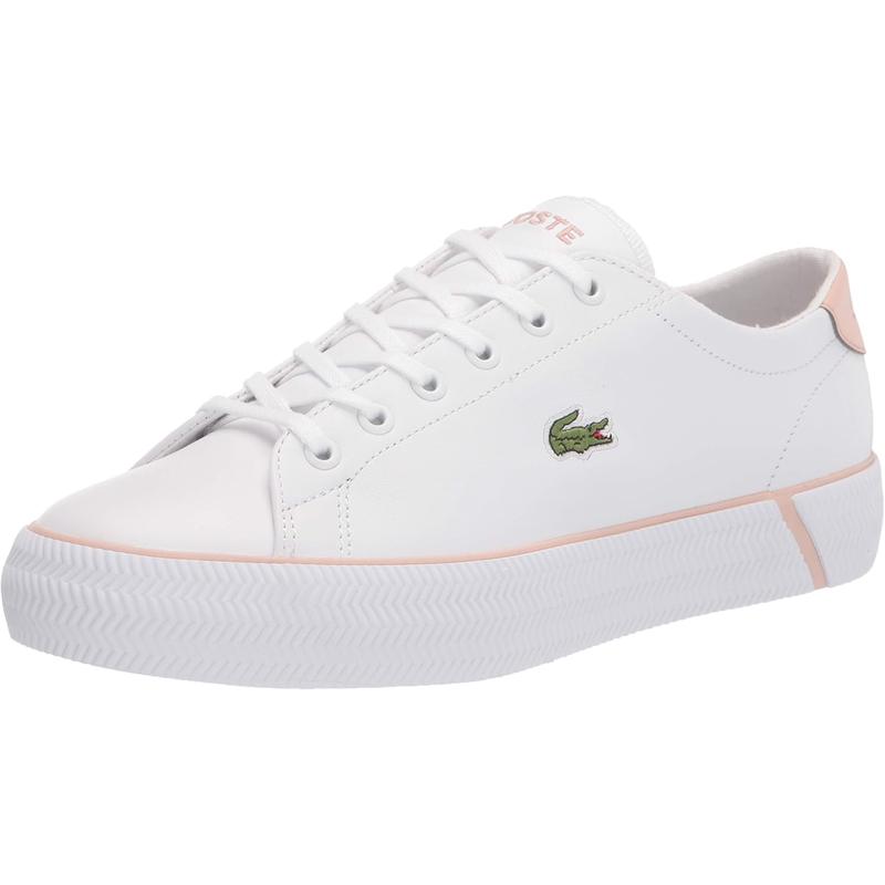 Lacoste女士休闲板鞋百搭舒适透气运动鞋春夏轻便潮流帆布鞋高清大图