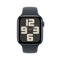 MXF83CH/B Apple Watch SE GPS 44 毫米午夜色铝金属表壳 午夜色运动型表带-M/L