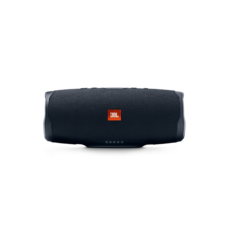 JBL Charge4 音乐冲击波四代 便携式蓝牙音箱 低音炮 户外迷你音箱 防水设计 增强版赛道扬声器 黑色高清大图