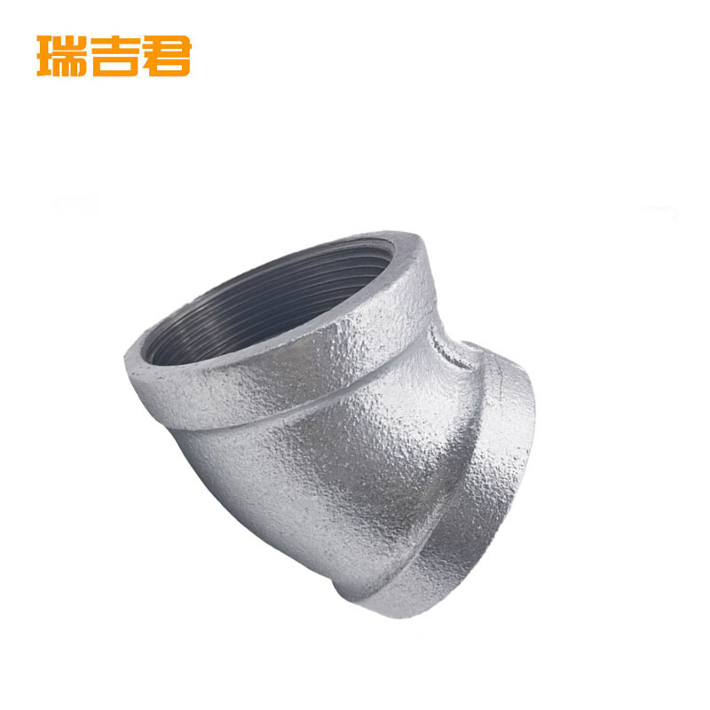 瑞吉君 镀锌弯头 45°DN25 个高清大图